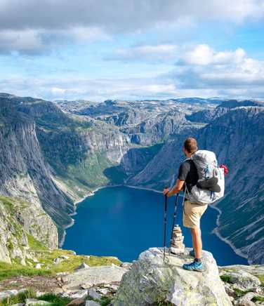 Trekker in South Norway