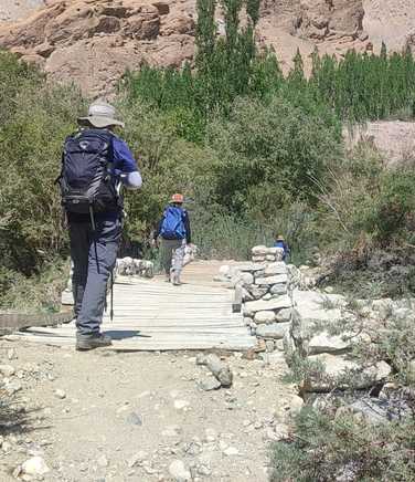 trekking-through-the-arid-Ladakhi-landscape