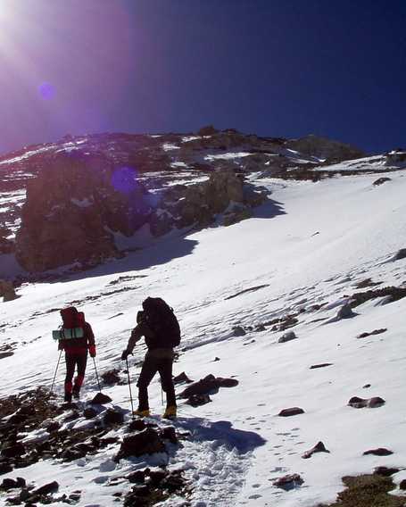 Climbers on Aconcagua
