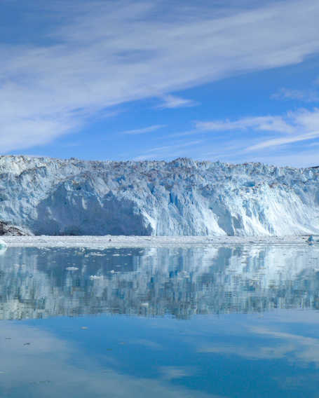 Eqi glacier in Greenland