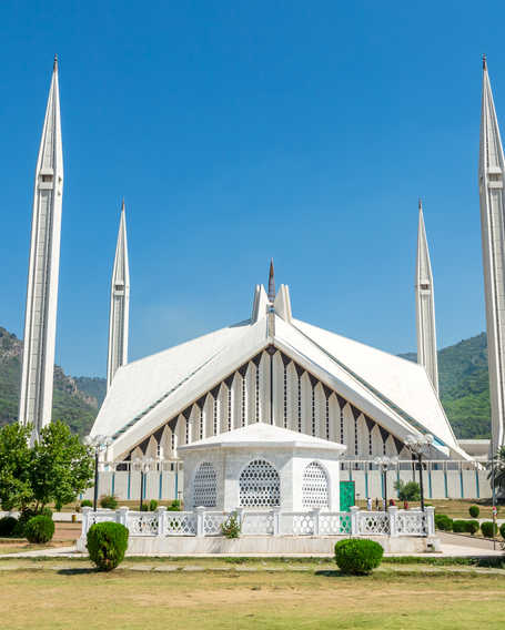 Faisal mosque in Islamabad