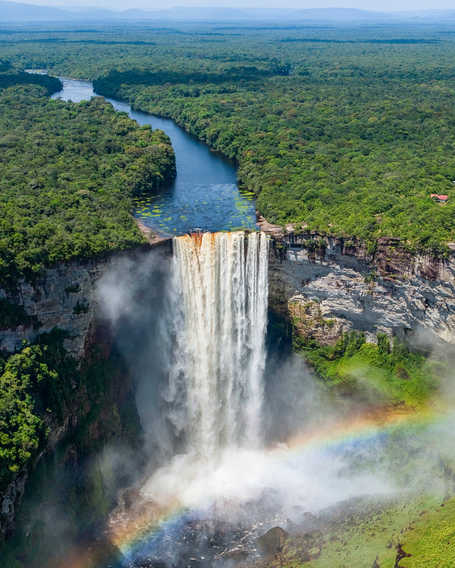 rainbow-arching-through-the-mist-of-Kaieteur-Falls