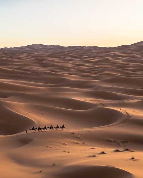 Sand dunes of Merzouga