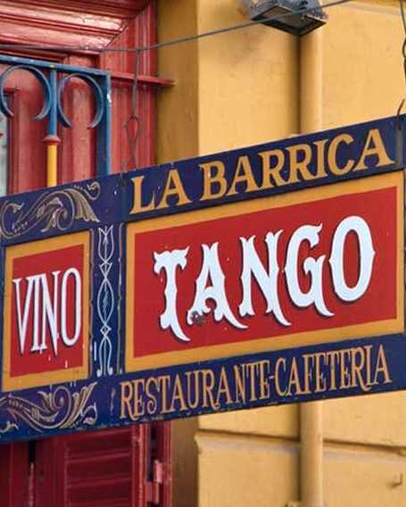 Tango sign, Santiago