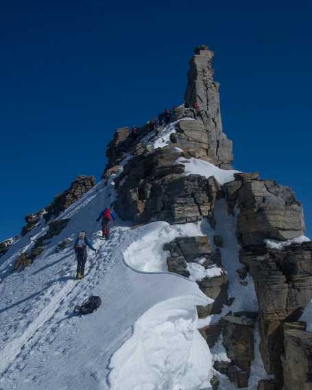 The summit of Gran Paradiso