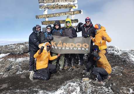 Kandoo group on the summit