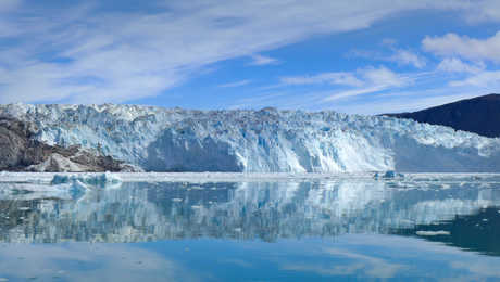 Eqi glacier in Greenland