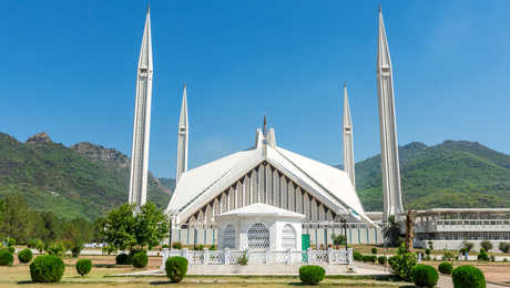 Faisal mosque in Islamabad