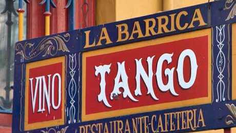 Tango sign, Santiago