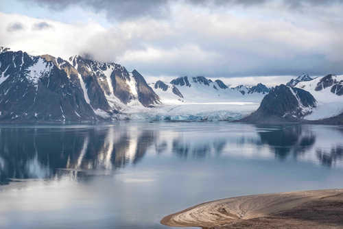 Landscape of the North of Spitsbergen