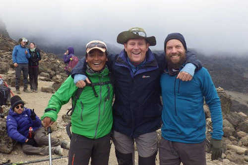 Our Nepal guide, Dorchi, summits Kilimanjaro