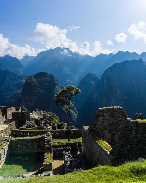 Ruins of the Machu Picchu