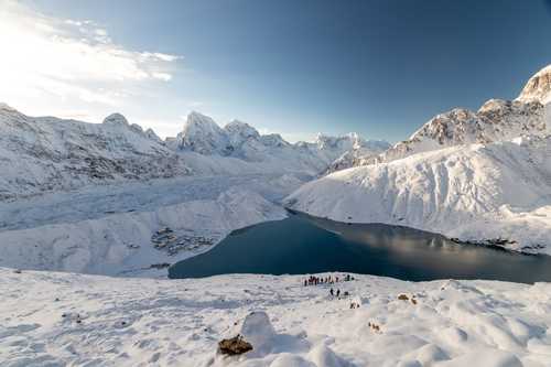 snow-covered-lake-in-Himalaya