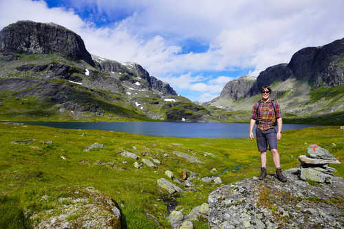 Staff member Dan at Nupstjørna Norway