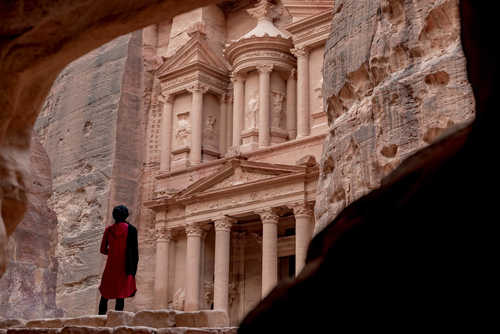 The Treasury at Petra in Jordan