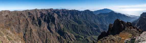 Volcanic landscape on La Palma