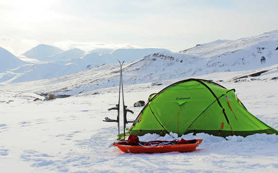 Base camp in Svalbard