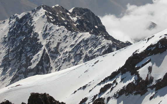 Mt Toubkal in winter