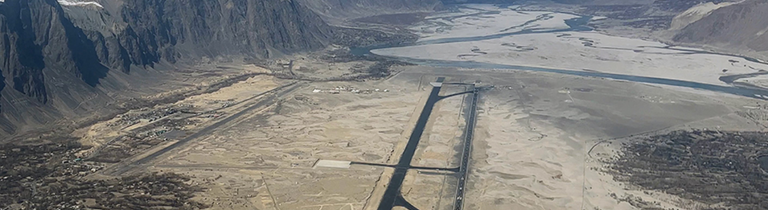 Runway at Skardu International Airport