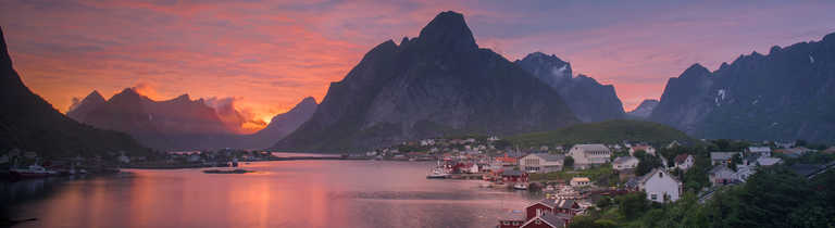 Sunset on the Lofoten Islands