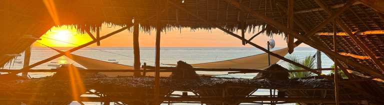 Sunset over Matemwe beach