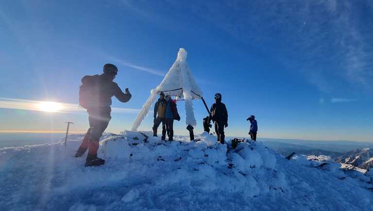 February summit of Toubkal