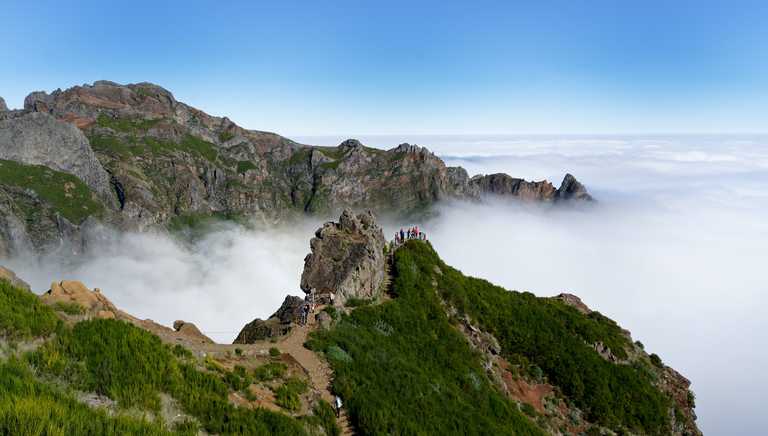 Hiking across the high peaks of Madeira