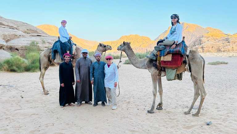 Kandoo travellers in Jordan