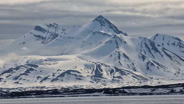 Mountain views in Svalbard