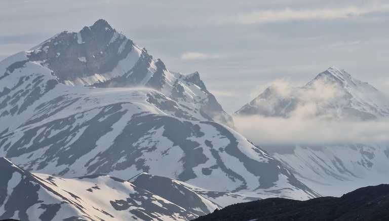 Mountain views in Svalbard