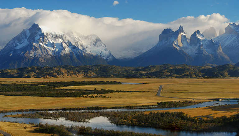 Panorama in Torres del Paine National Park