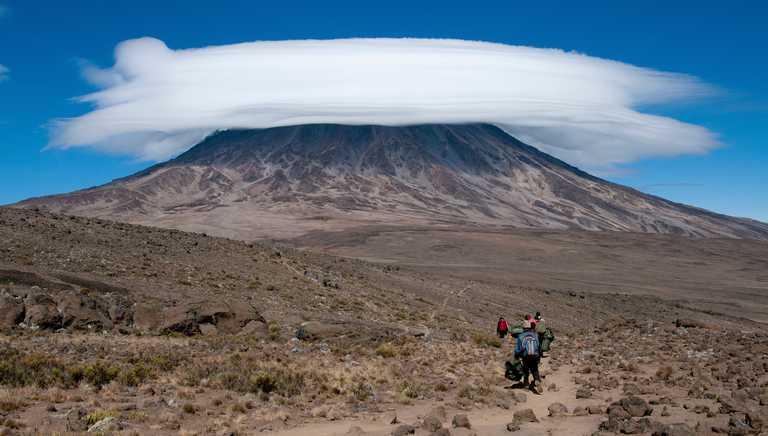 Porters on The Saddle - Rongai Route