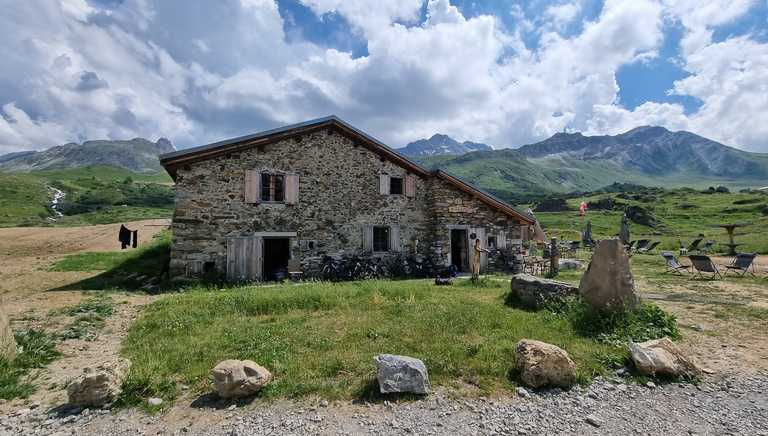 Refuge on Tour du Mont Blanc trail