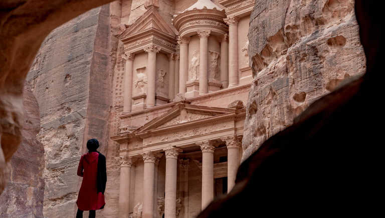 The Treasury at Petra in Jordan