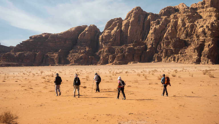 Trekking in Jordan