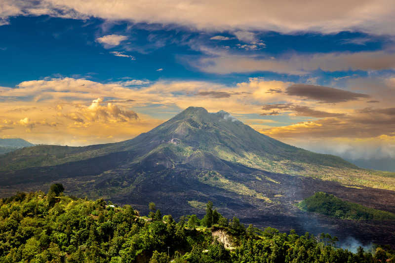 Incredible view of Mt Batur, Indonesia