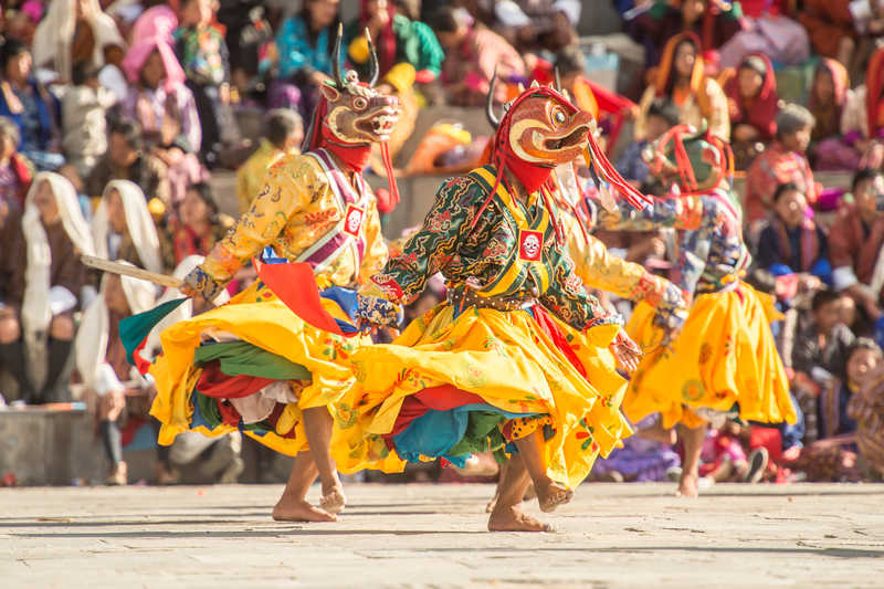 Typical celebrations in Bhutan