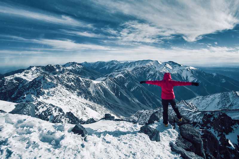 Winter ascent of Toubkal