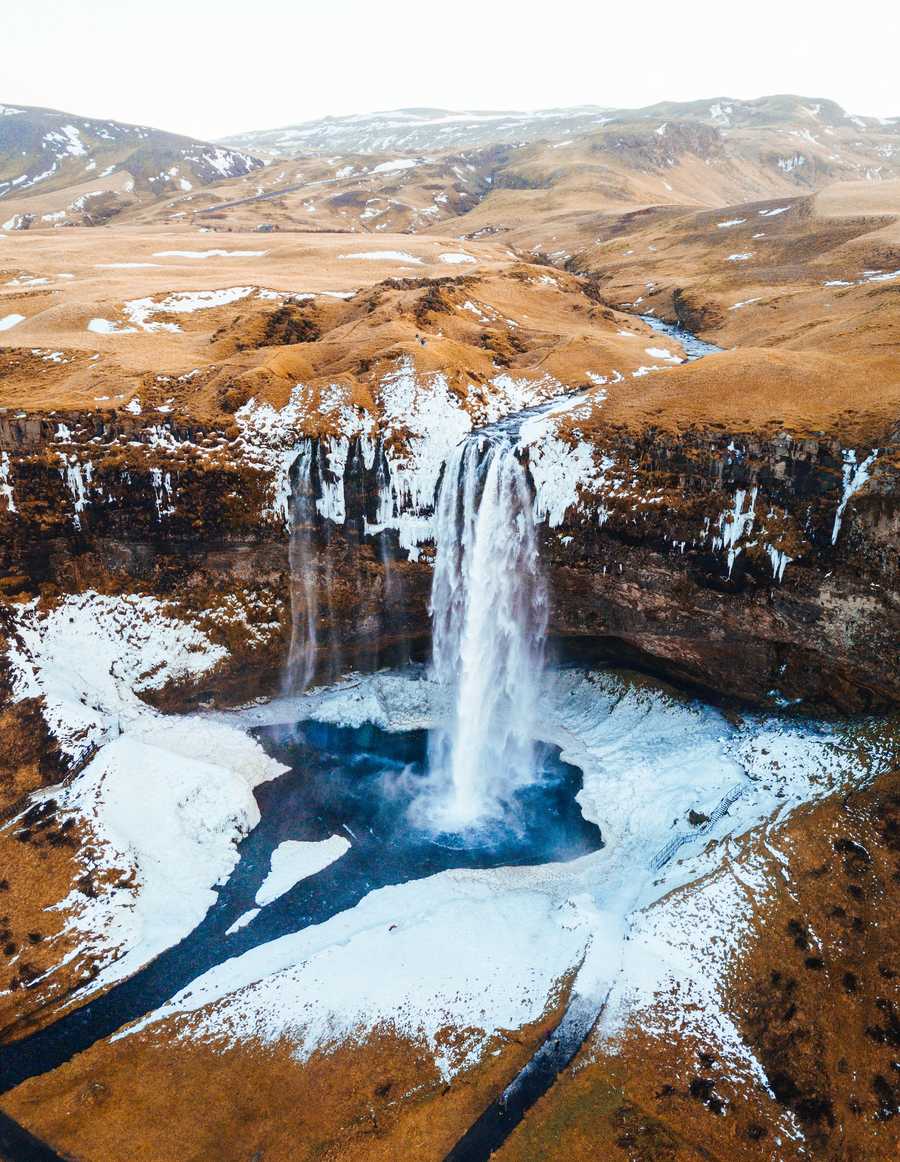 Seljalandsfoss Waterfall in Iceland
