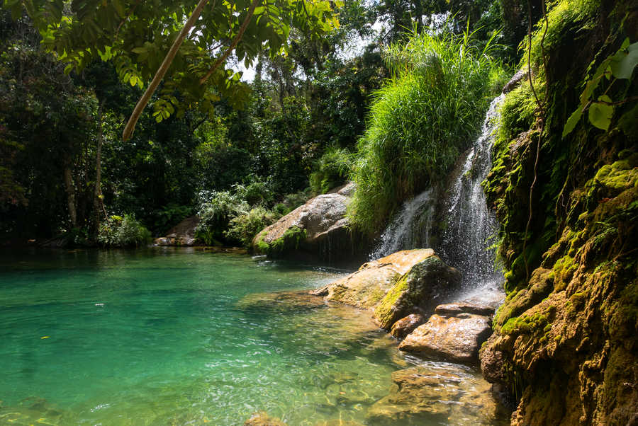 Waterfalls in the Escambray Mountains